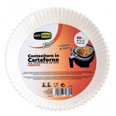 CONTENITORE CARTA FORNO 50 PZ 16 TONDO (12pz)